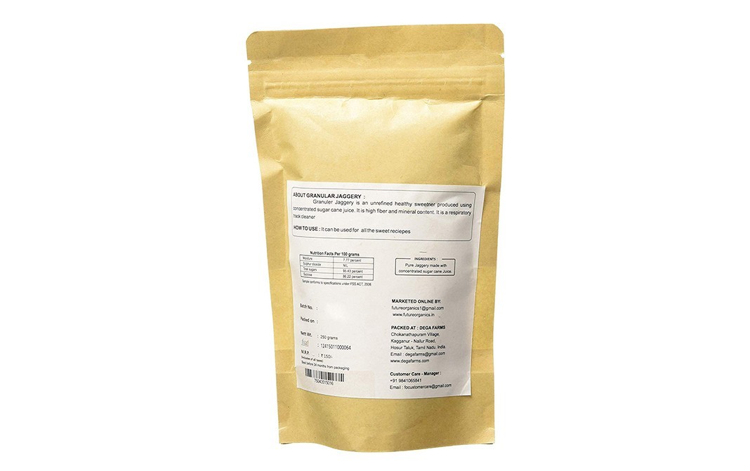 Future Organics Granular Jaggery    Pack  250 grams